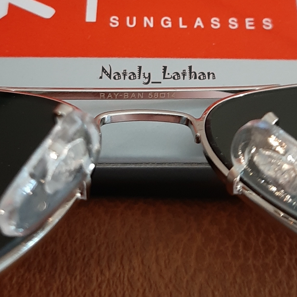Ray-Ban (Store Display) Aviator Pink Mirror RB3025 - Picture 6 of 10